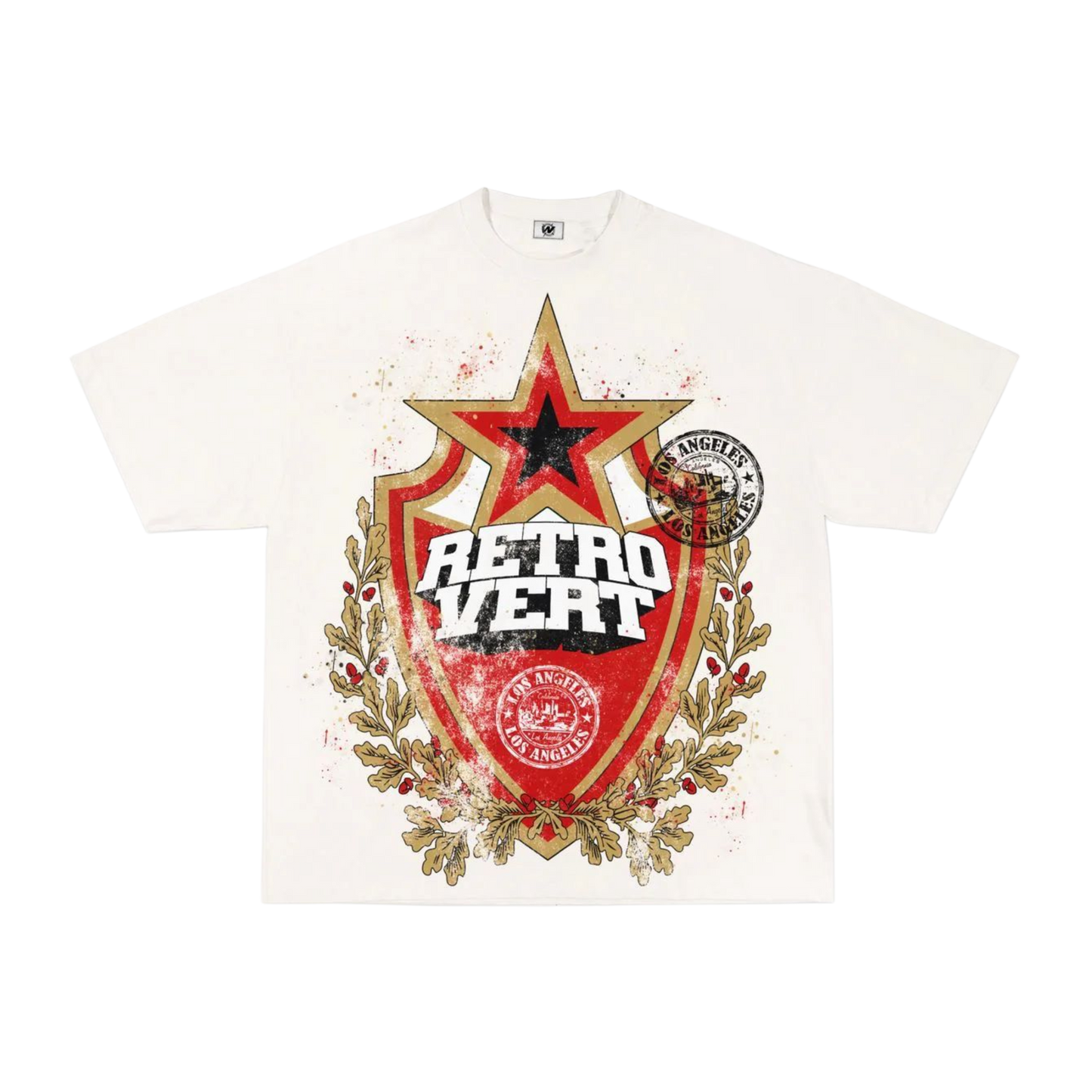 Retrovert White Star Tee