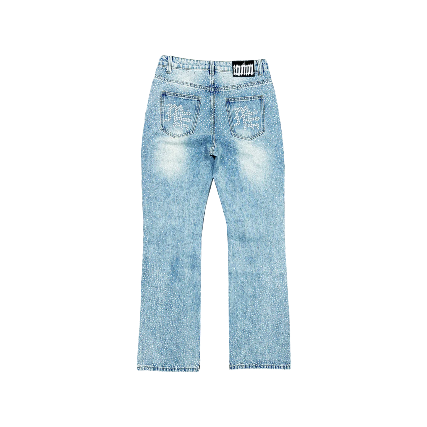 Mixed Emotion Rhinestones Jeans