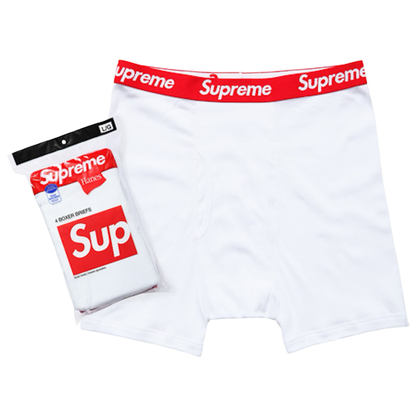 Supreme Boxers Pack White
