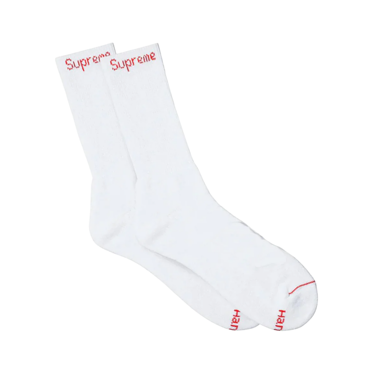 Supreme Socks Pair White