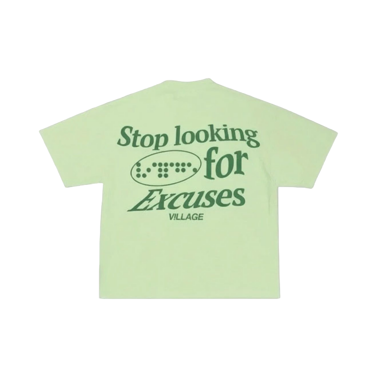 Village Braille Green Tee