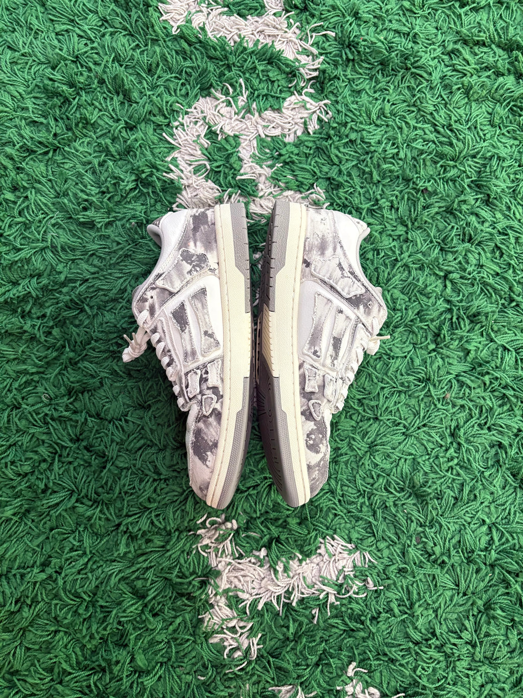 Amiri Skel Top Low “Grey Tye Dye”