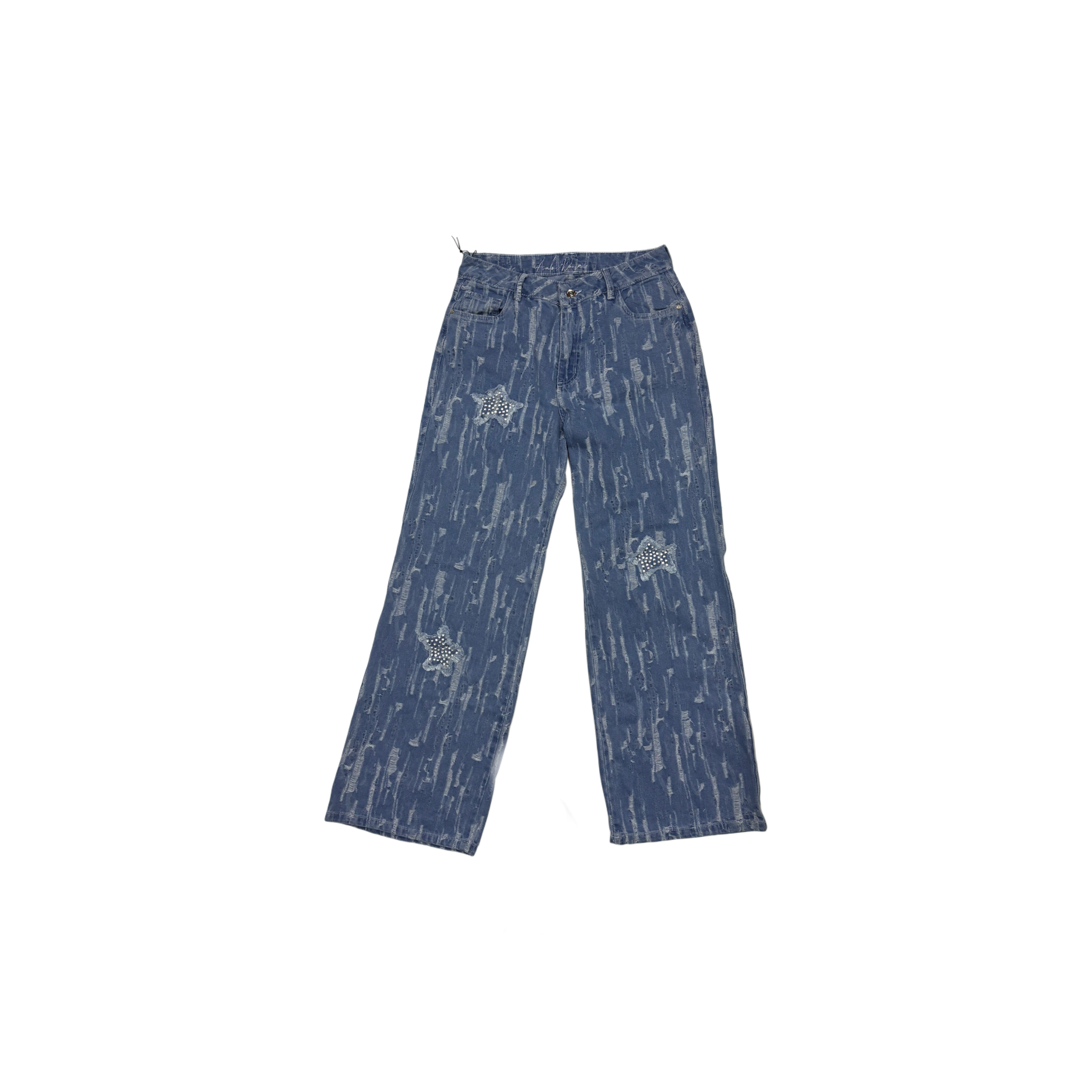 Rhinestone Stars Denim