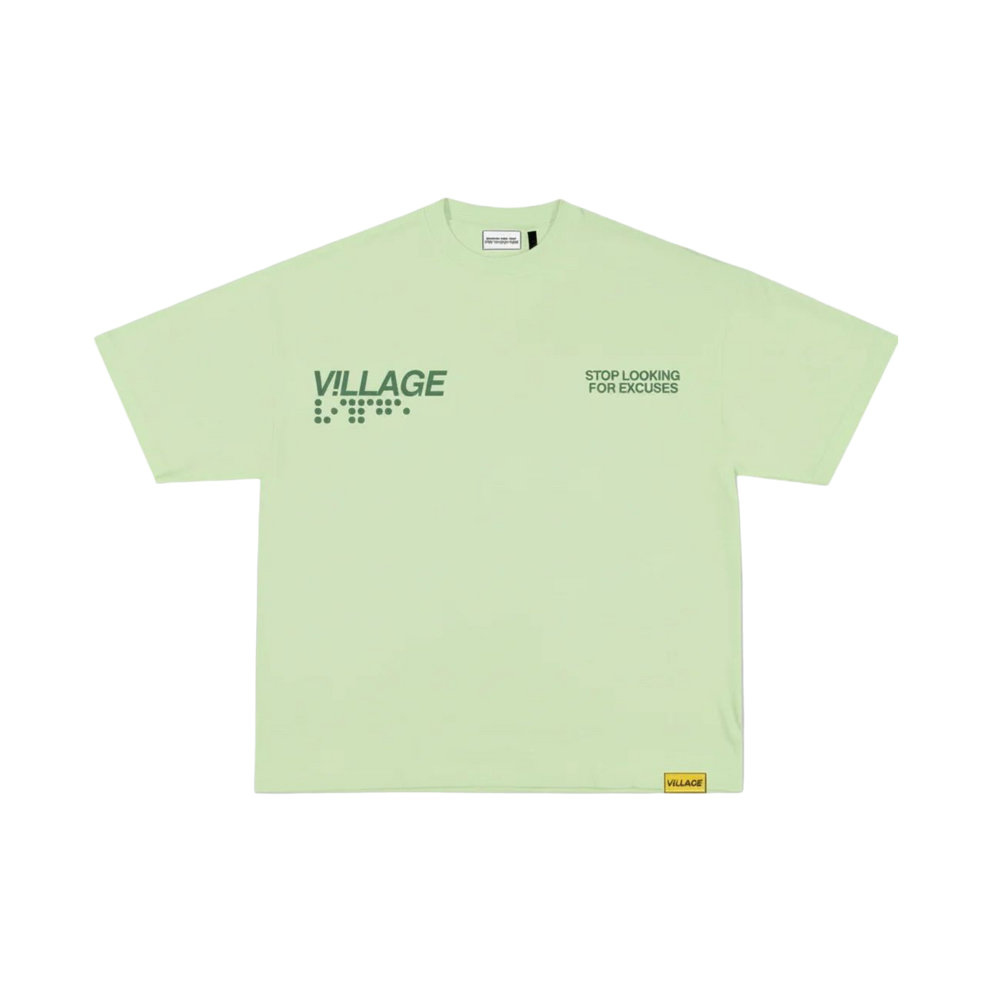 Village Braille Green Tee
