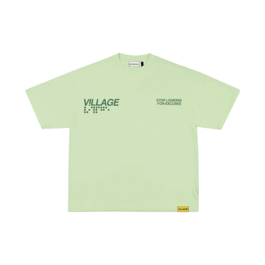 Village Braille Green Tee