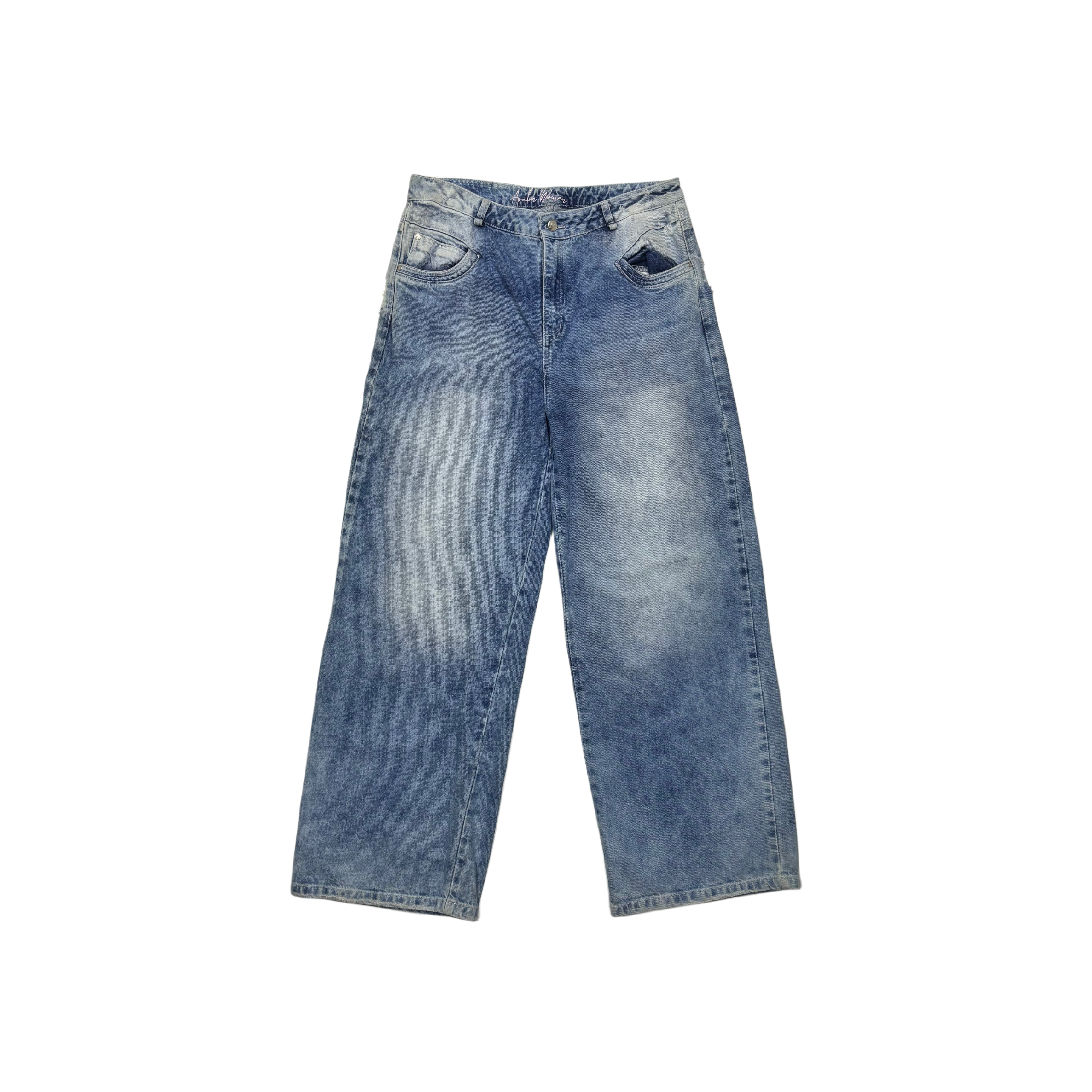 Bleached Loose Jean