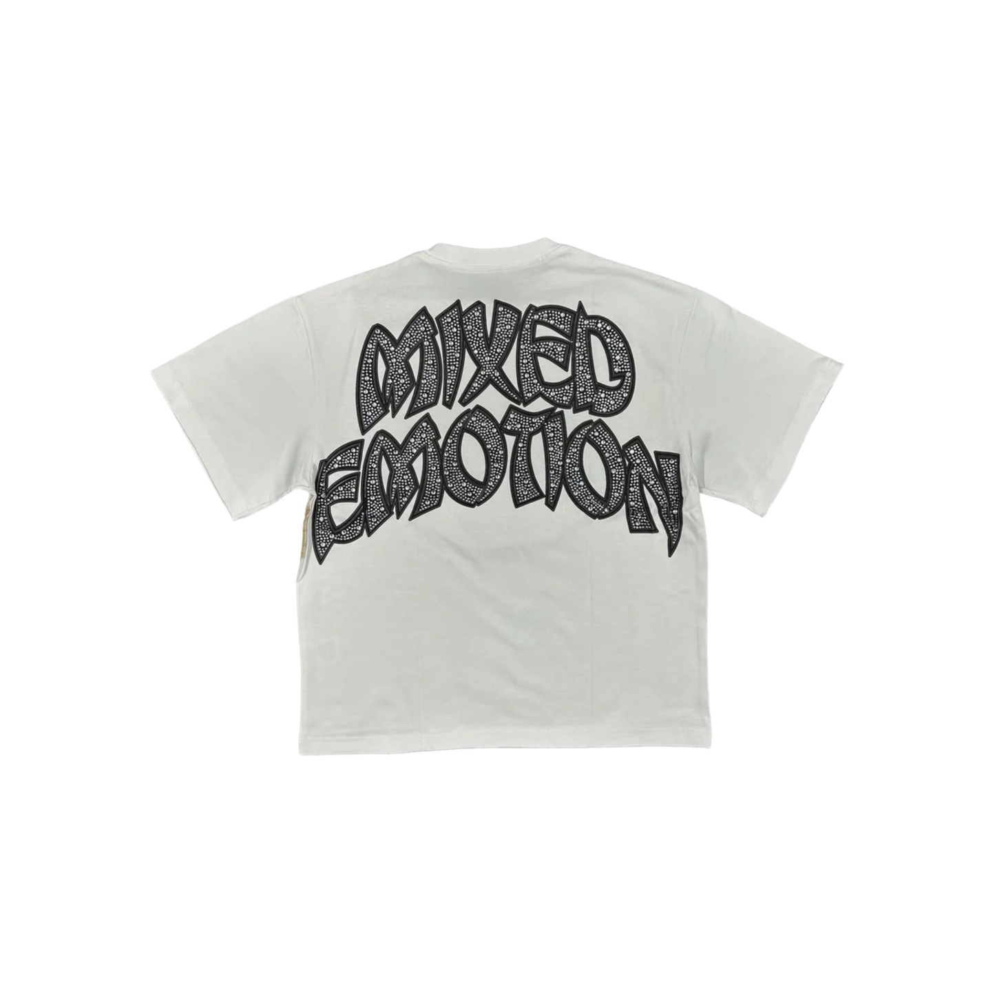Mixed Emotion white arch angel tee