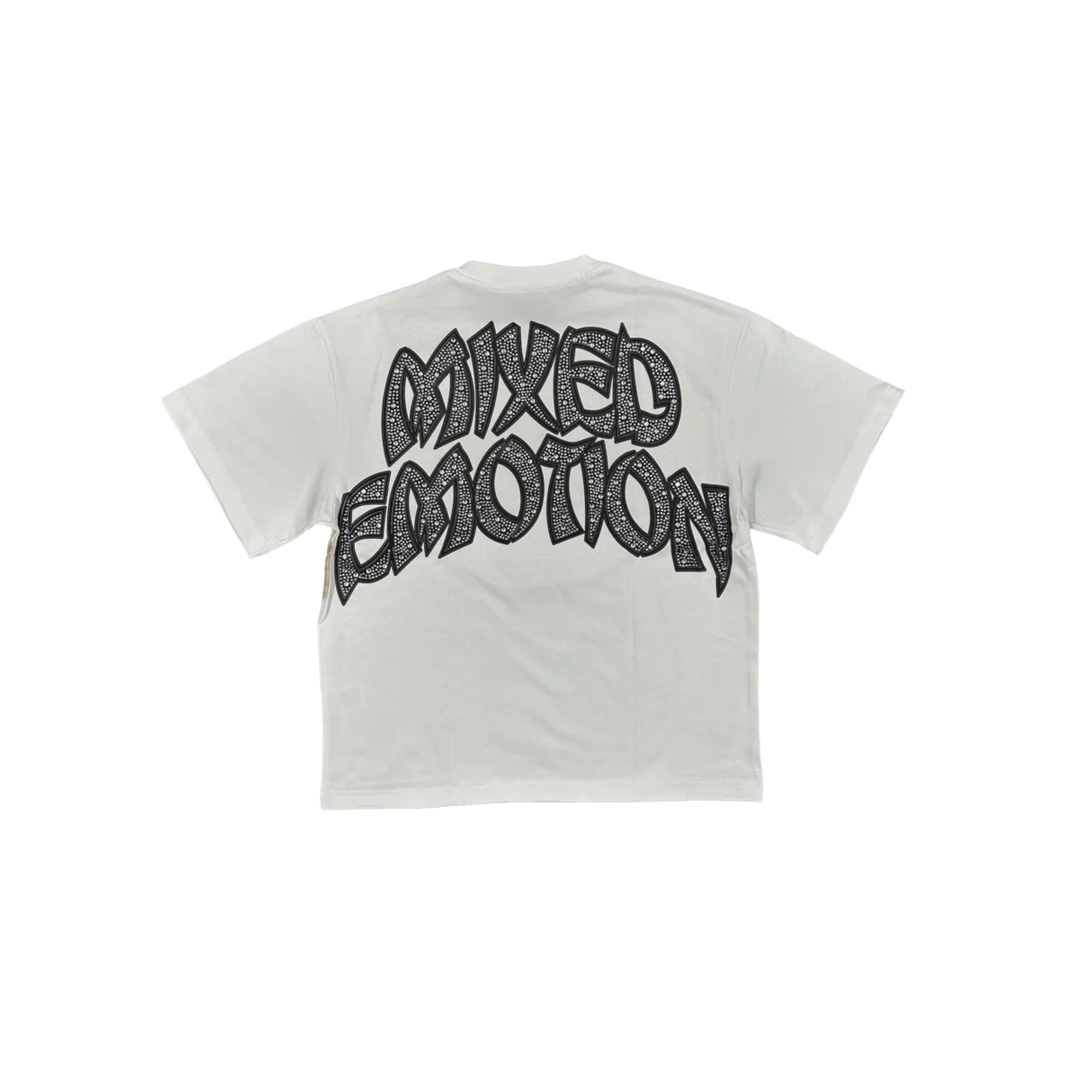 Mixed Emotion white arch angel tee