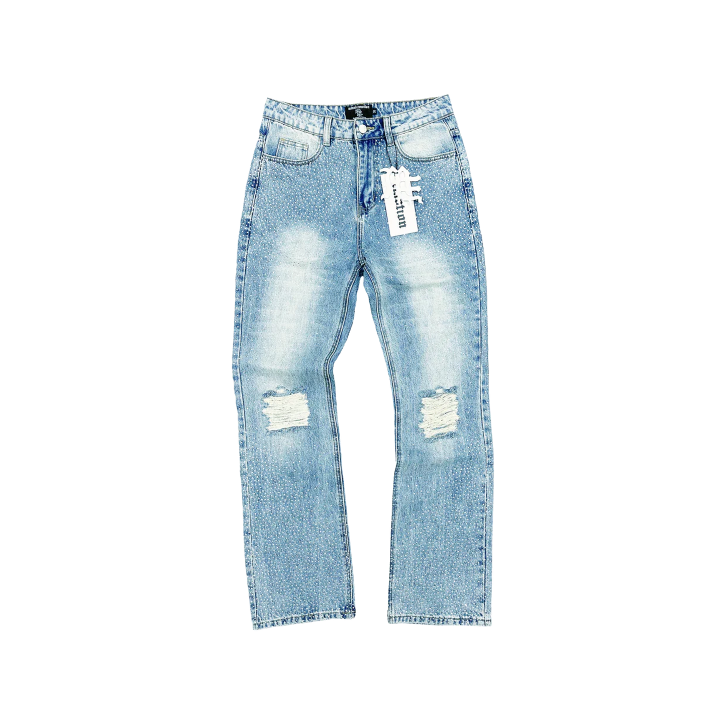 Mixed Emotion Rhinestones Jeans