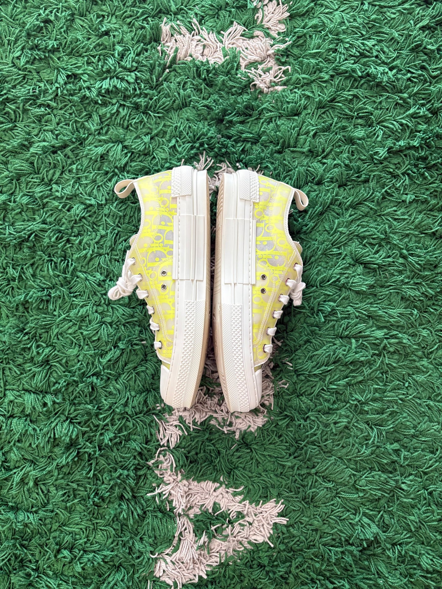 Dior B23 Low Oblique “white yellow”