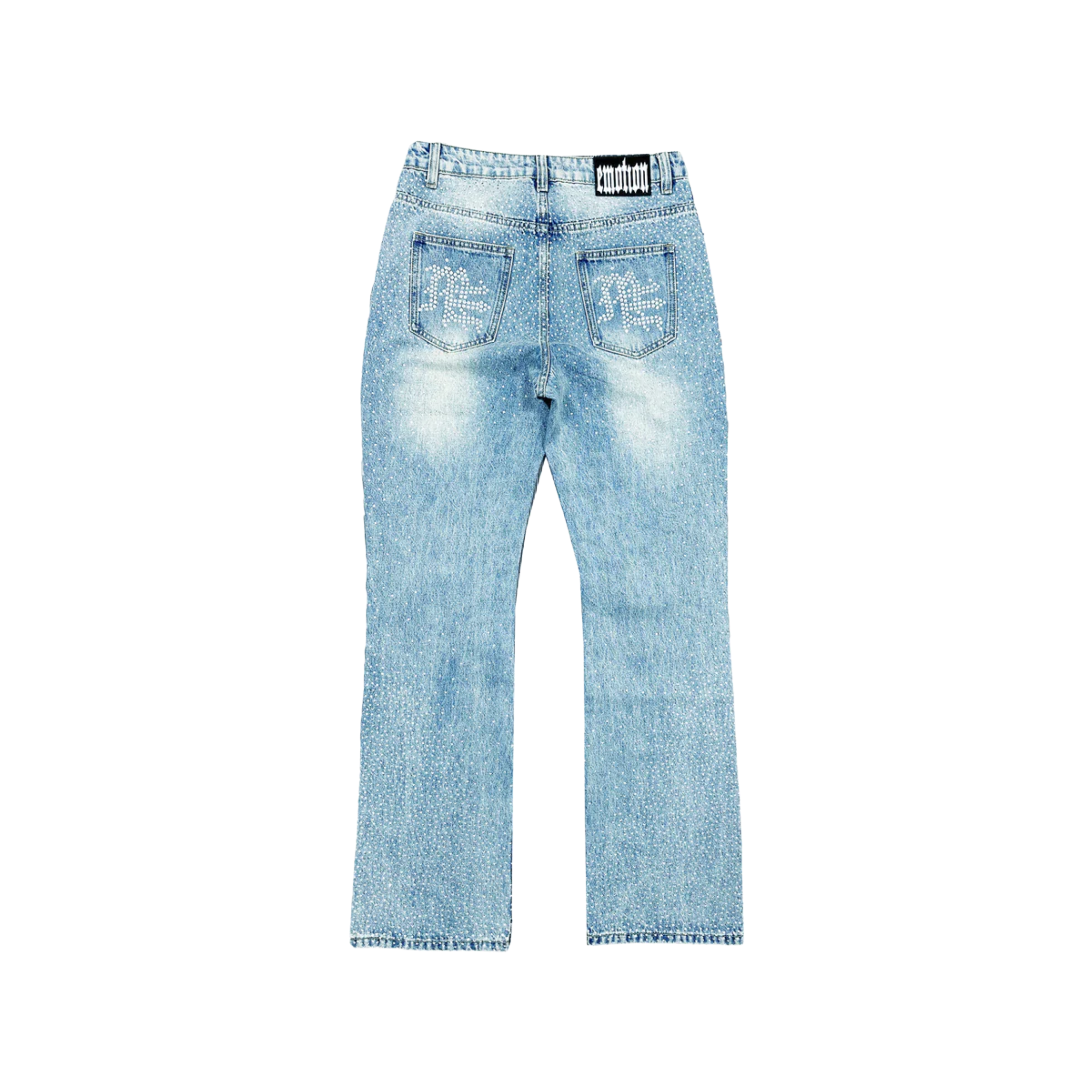 Mixed Emotion Rhinestones Jeans