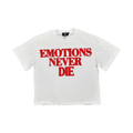 Mixed Emotion red end rhinestones tee