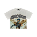 Mixed Emotion white arch angel tee