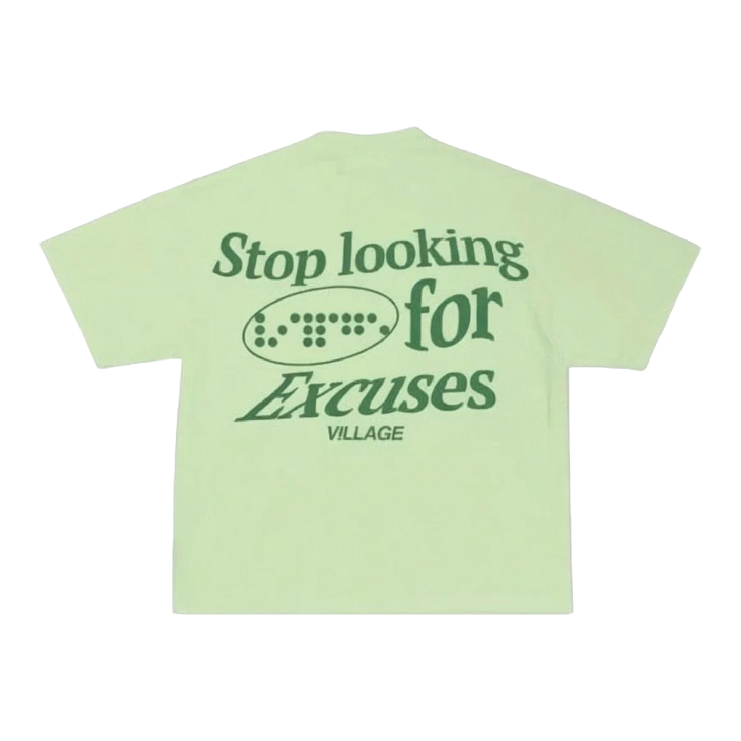 Village Braille Green Tee