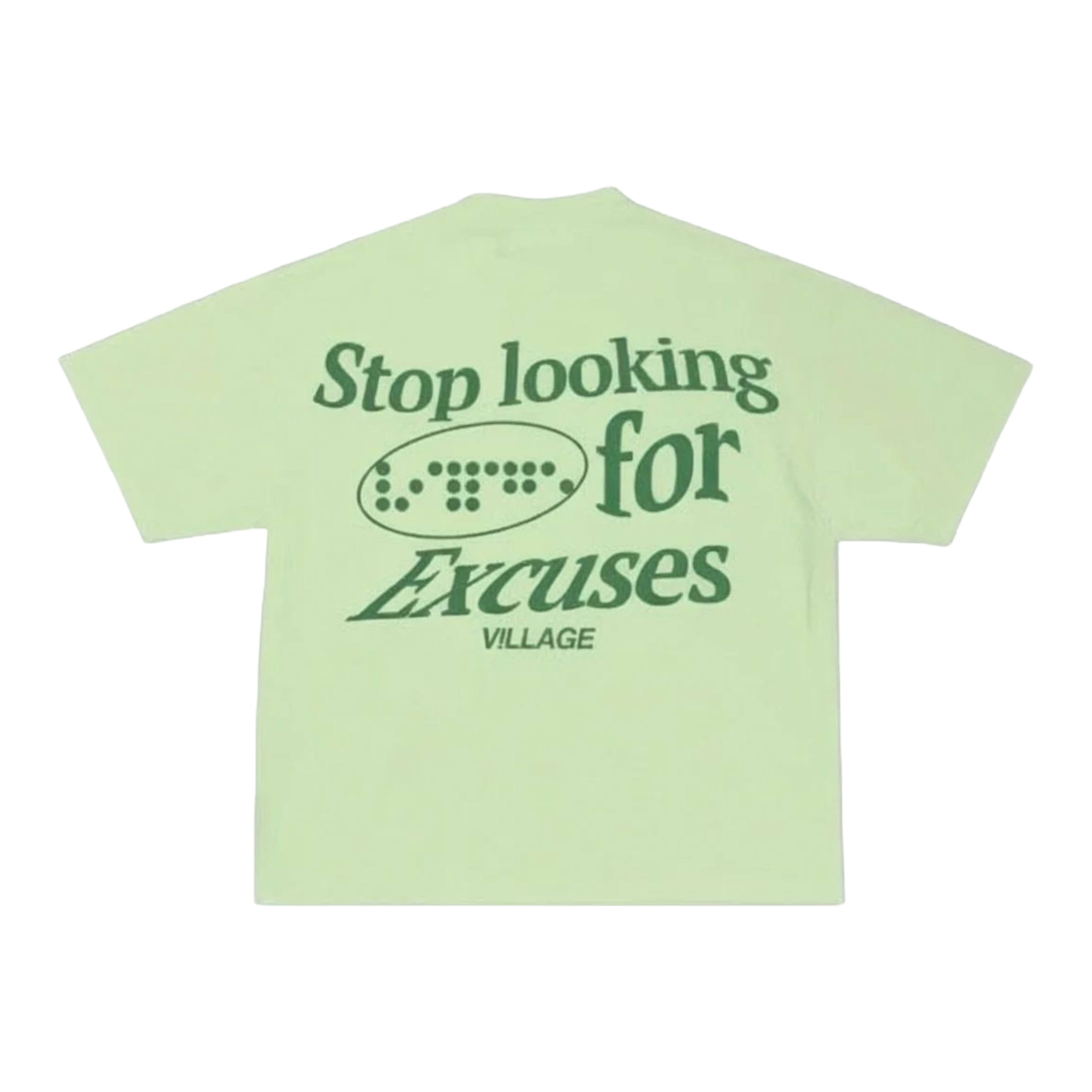 Village Braille Green Tee
