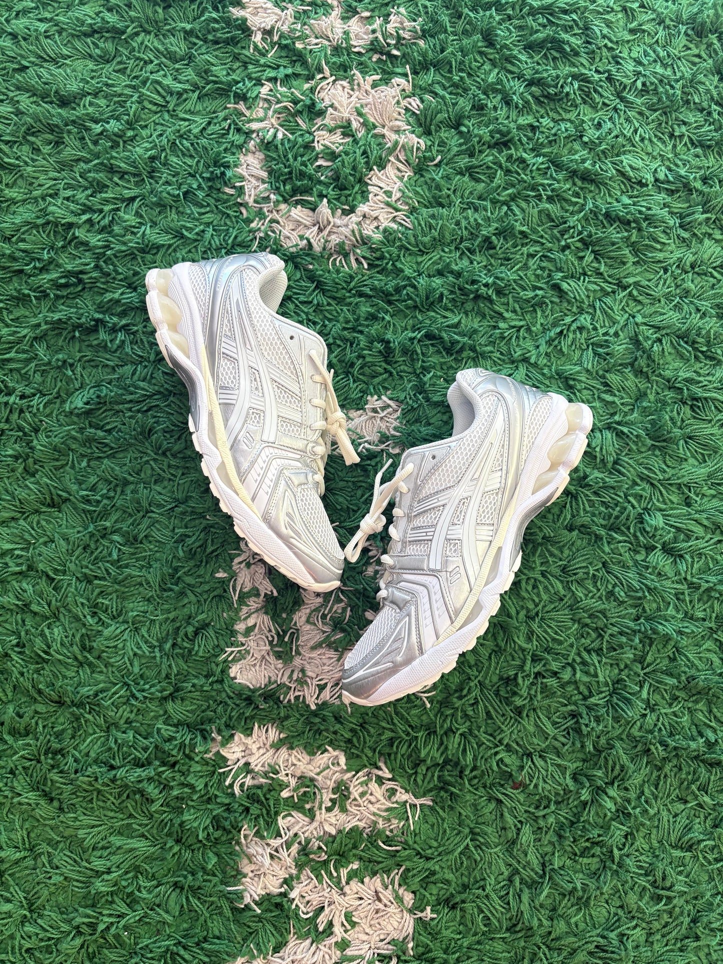 JJJJOUND X Asics Kayano 14 “Silver White”