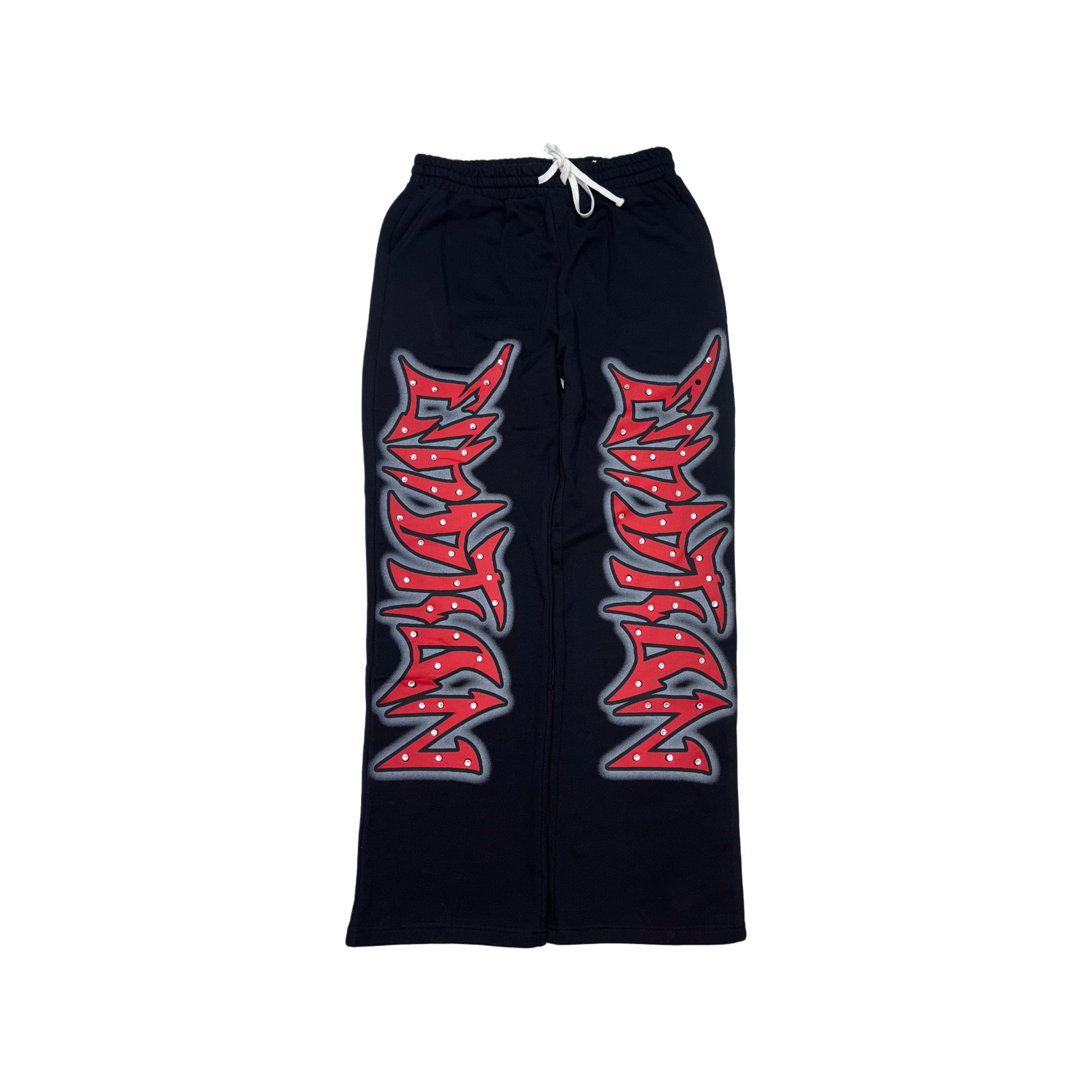 ME Graffiti Rhinestone Black