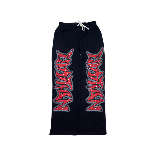 ME Graffiti Rhinestone Black