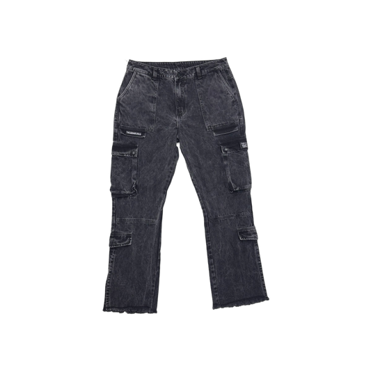 Washed Cargo Denim