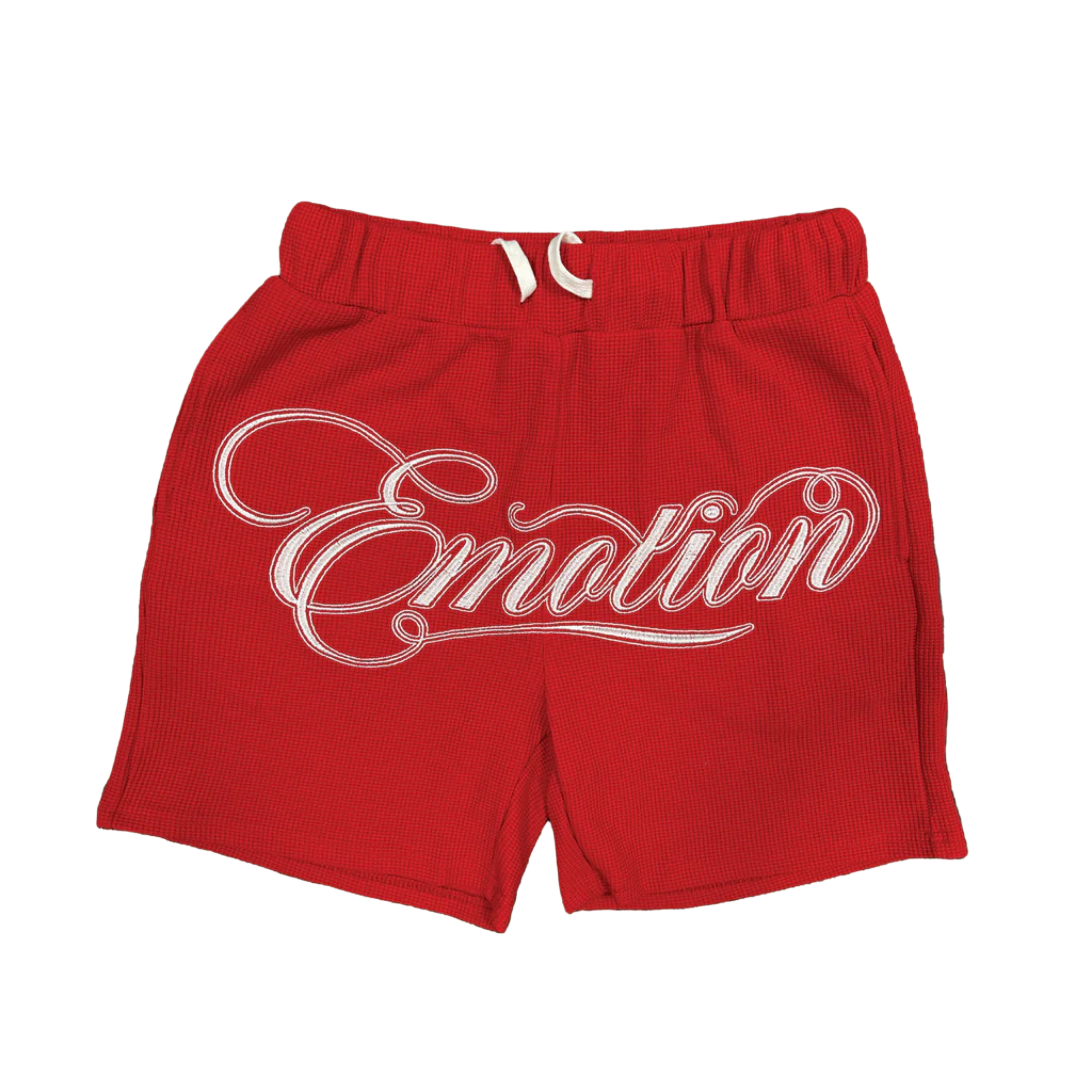Mixed Emotion Red Signature Short