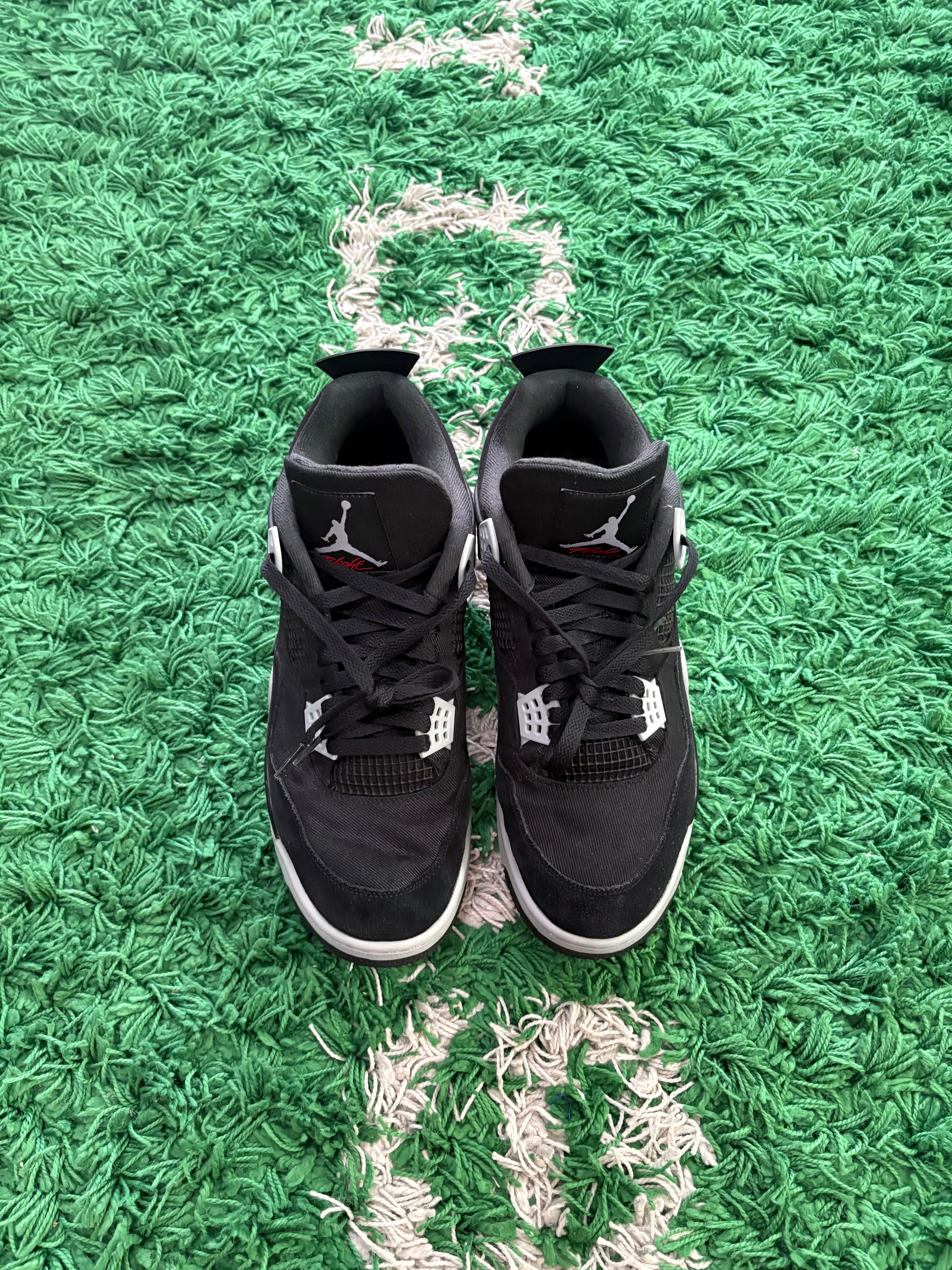 Jordan Retro 4 “Black Canvas”