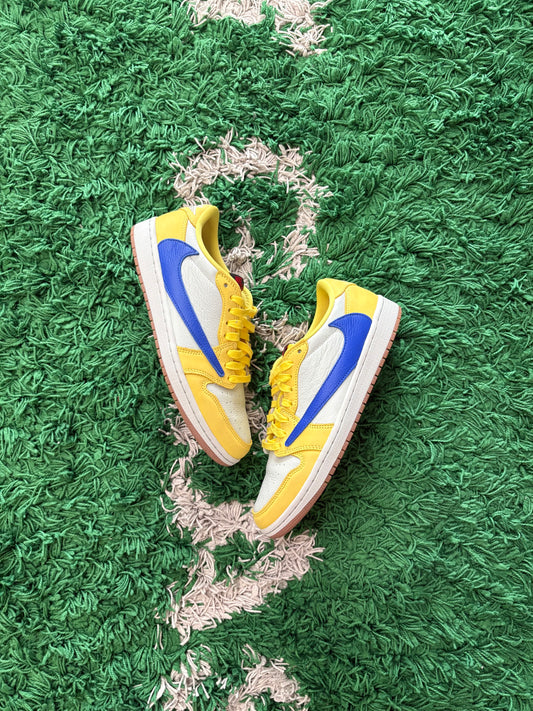 Travis Scott X Wmns Jordan Retro 1 Low “Canary”