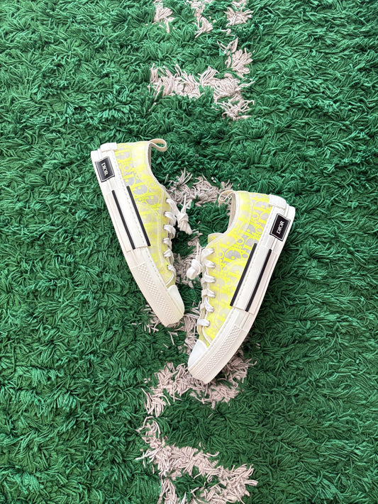 Dior B23 Low Oblique “white yellow”