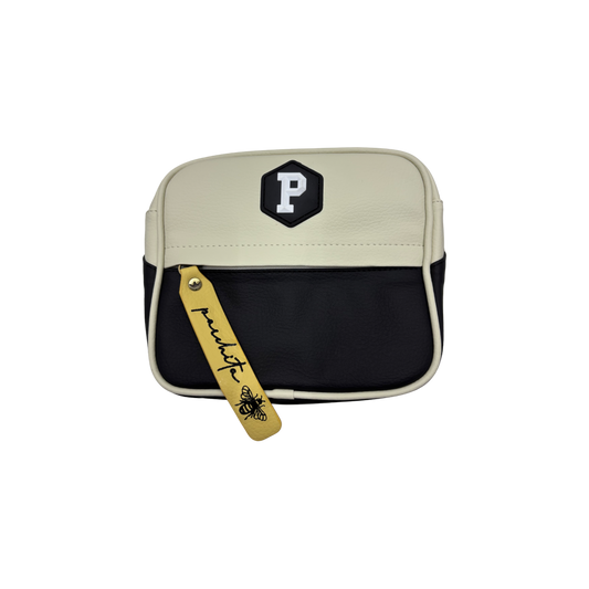 Parchita Bandolera Panal Baige y Black