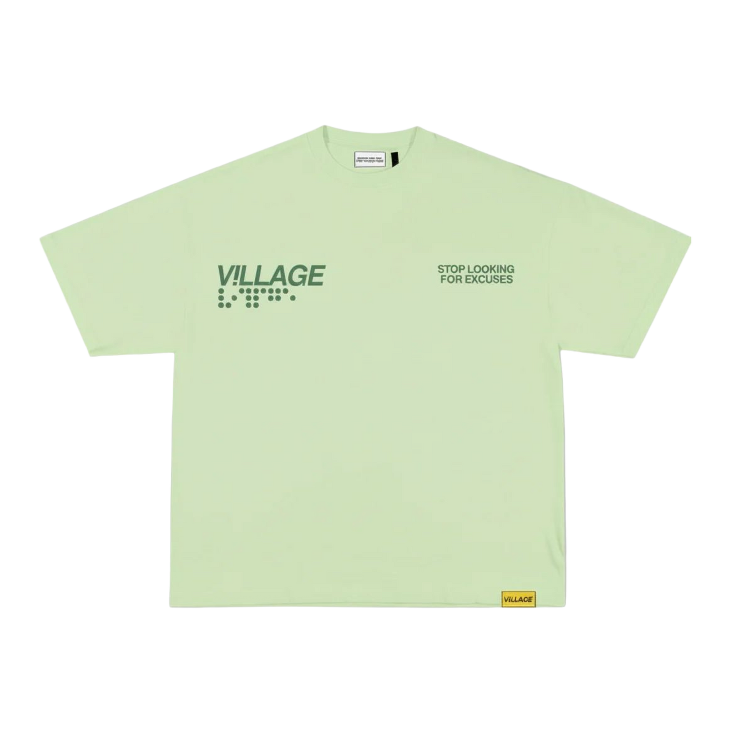 Village Braille Green Tee