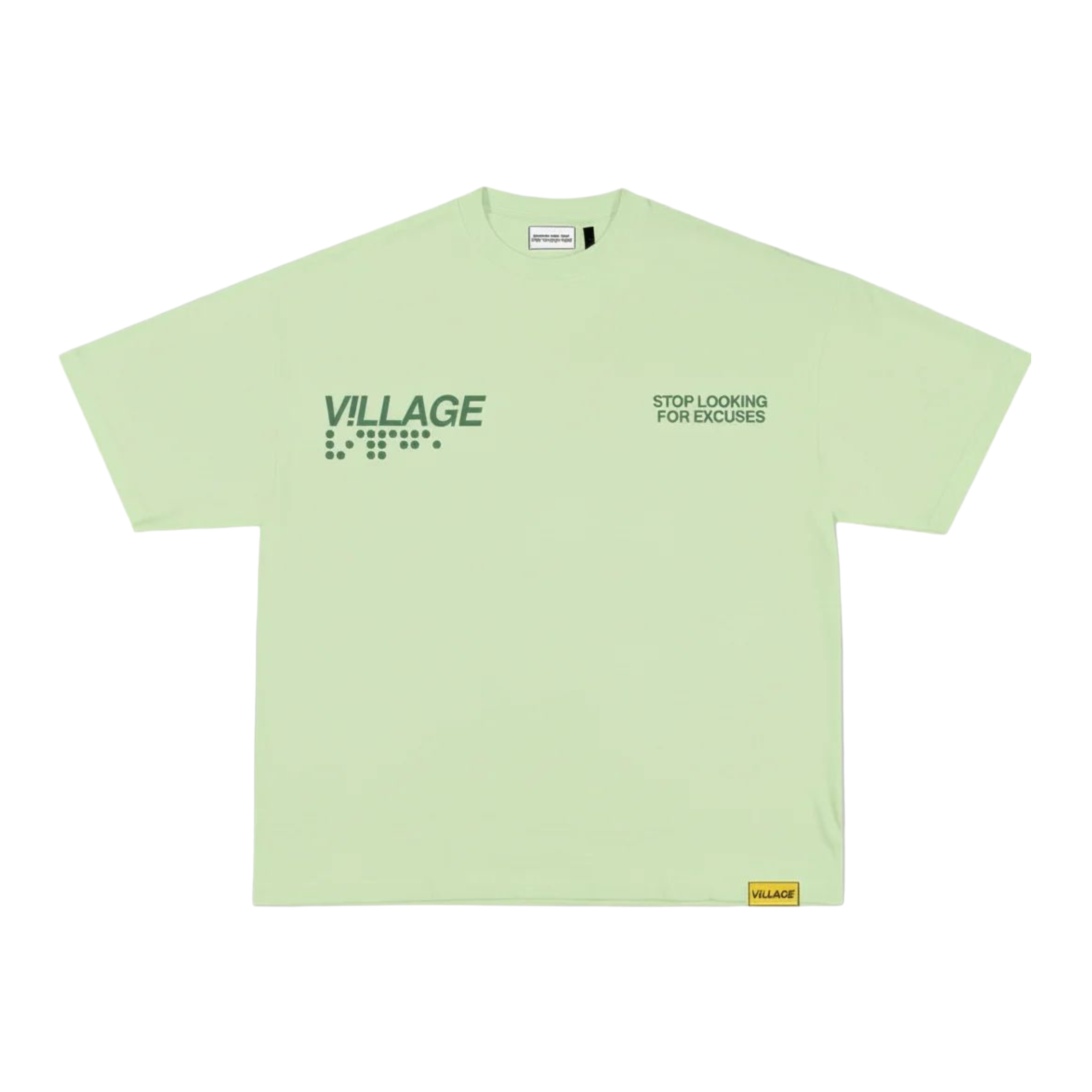Village Braille Green Tee