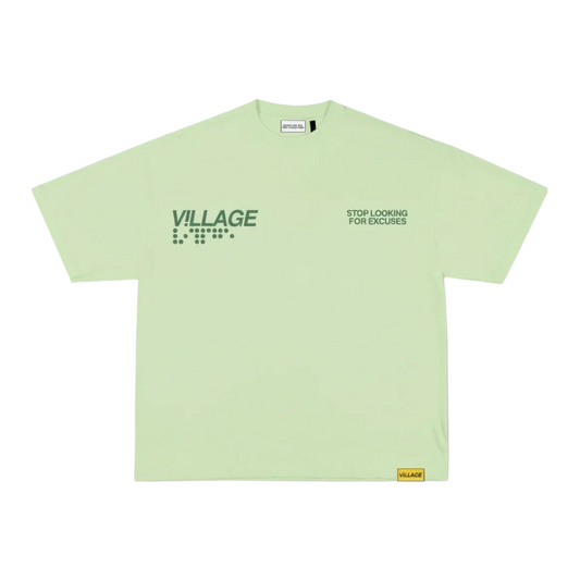 Village Braille Green Tee