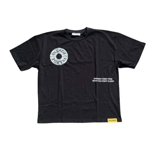 Village Dreams Black Tee