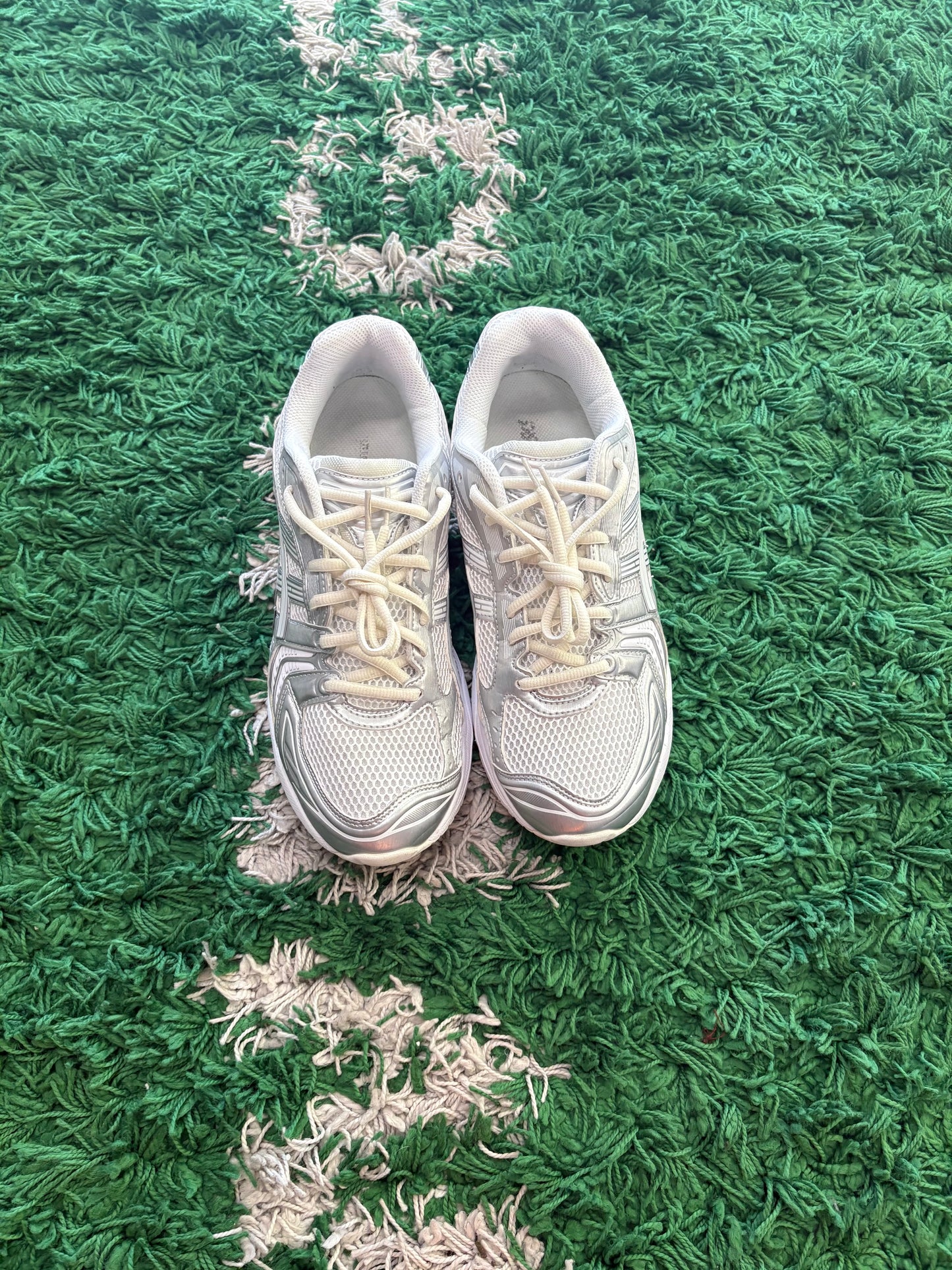 JJJJOUND X Asics Kayano 14 “Silver White”
