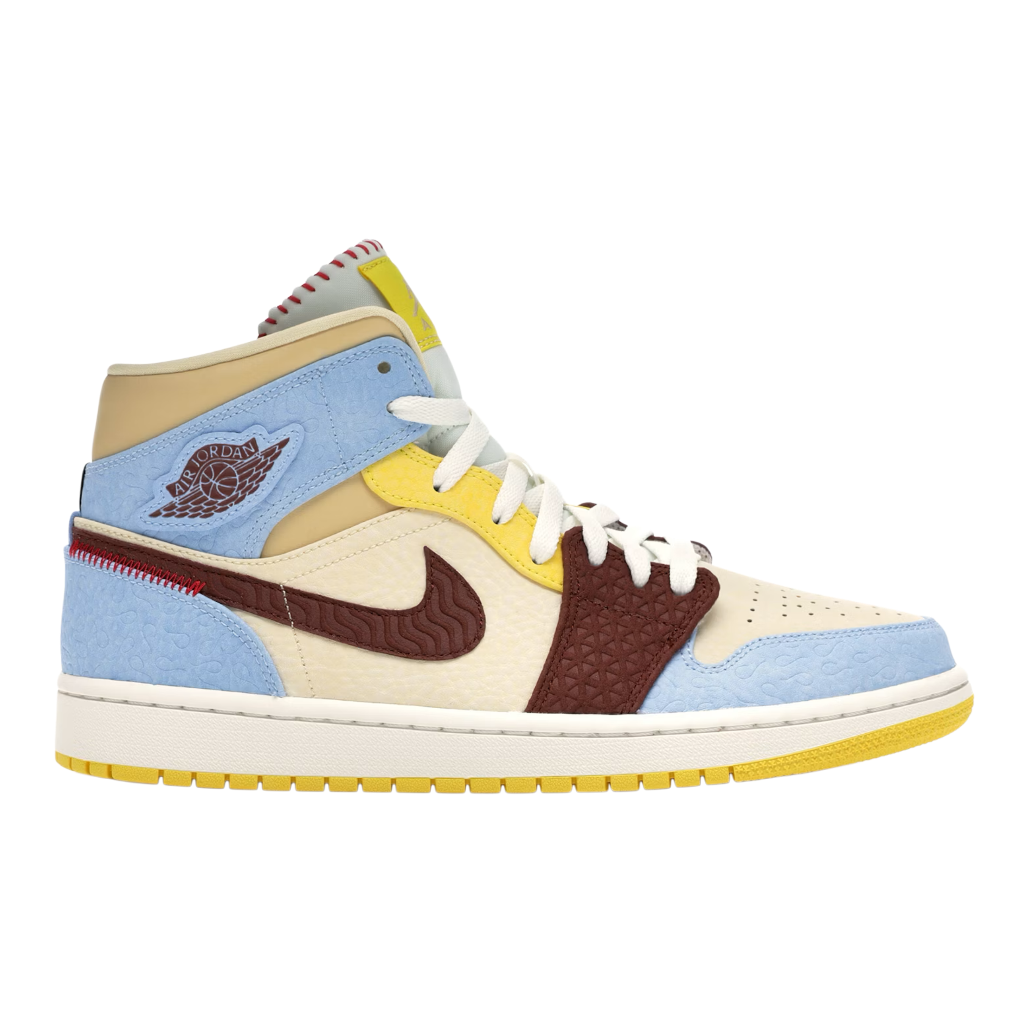 Jordan 1 Mid SE “Fearless Maison Chateau Rouge”