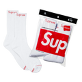 Supreme White Socks Pack