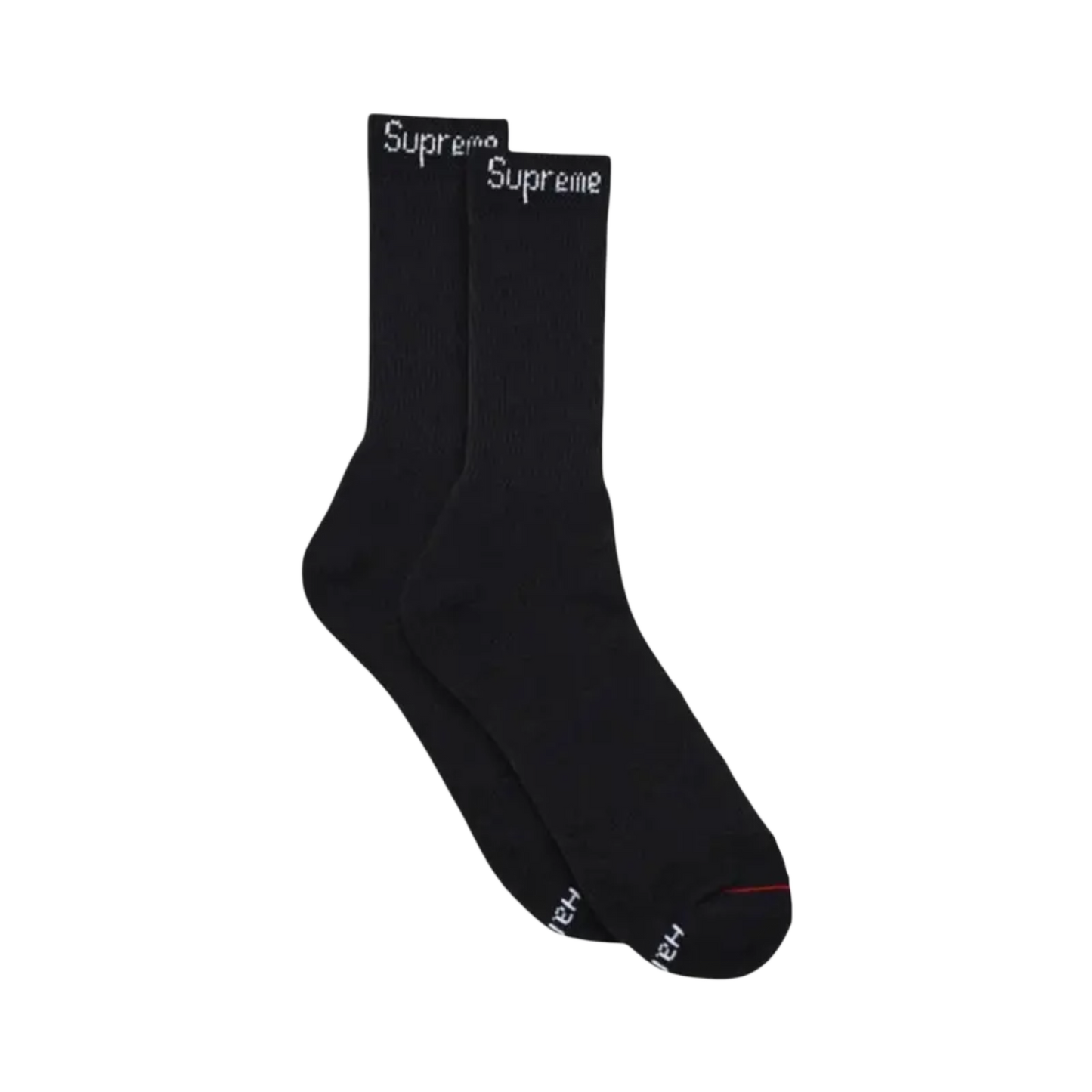 Supreme Socks Pair Black