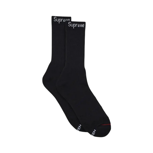 Supreme Socks Pair Black