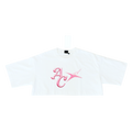 Chrome Pink Star Crop Top