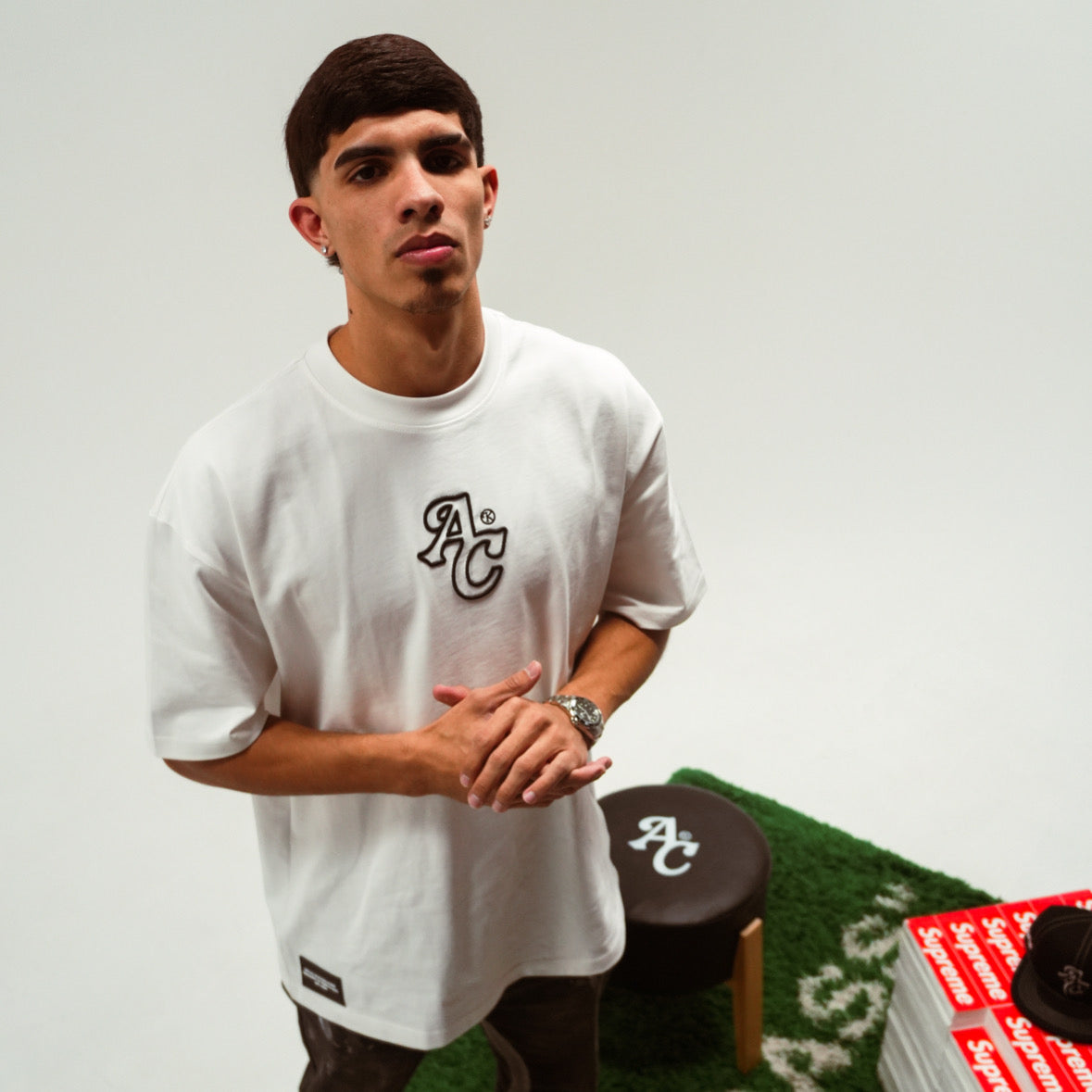 Code AC Tee White