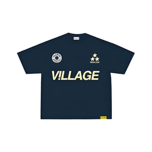 Village Soccer Blue Tee
